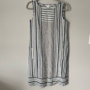 J Jill linen shift dress, size Small, with pockets